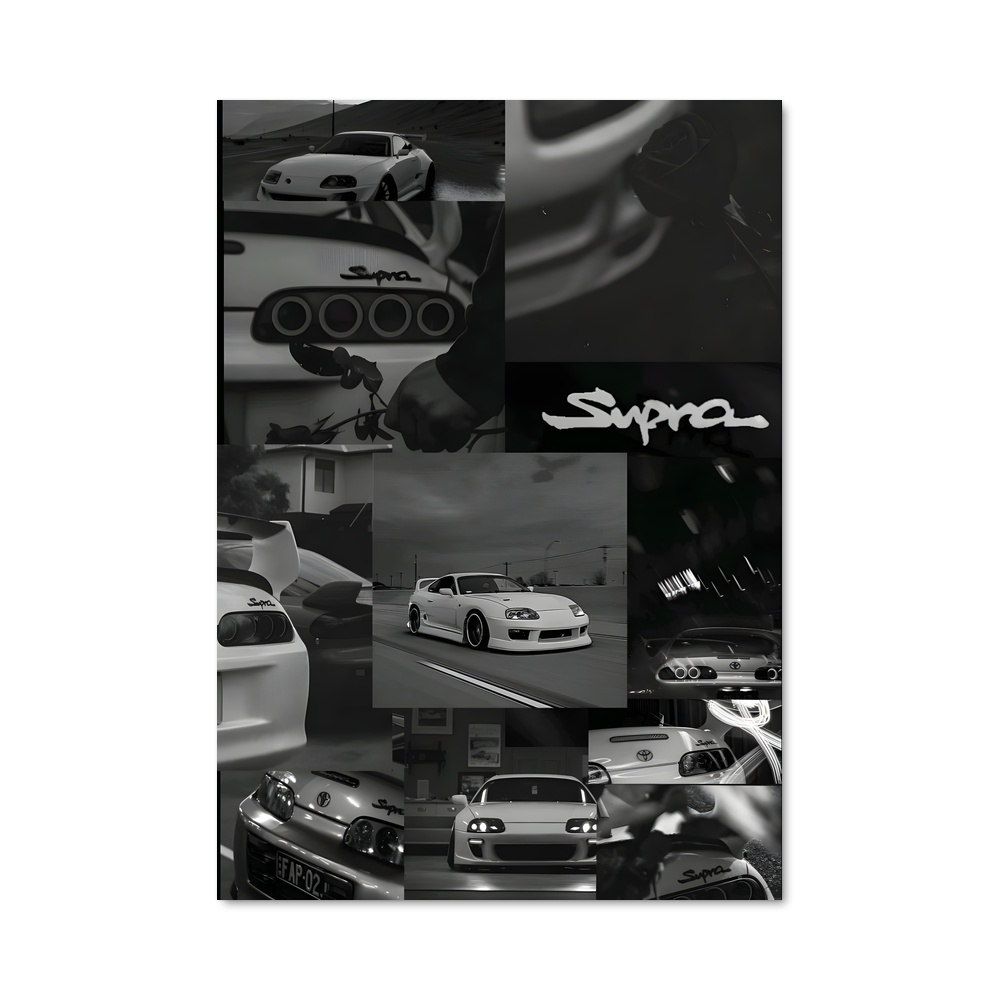 Poster Fast Lane Elegance – affiche Toyota